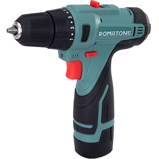 دریل پیچ گوشتی شارژی 16 ولت لیتیومی روماتون 10mm